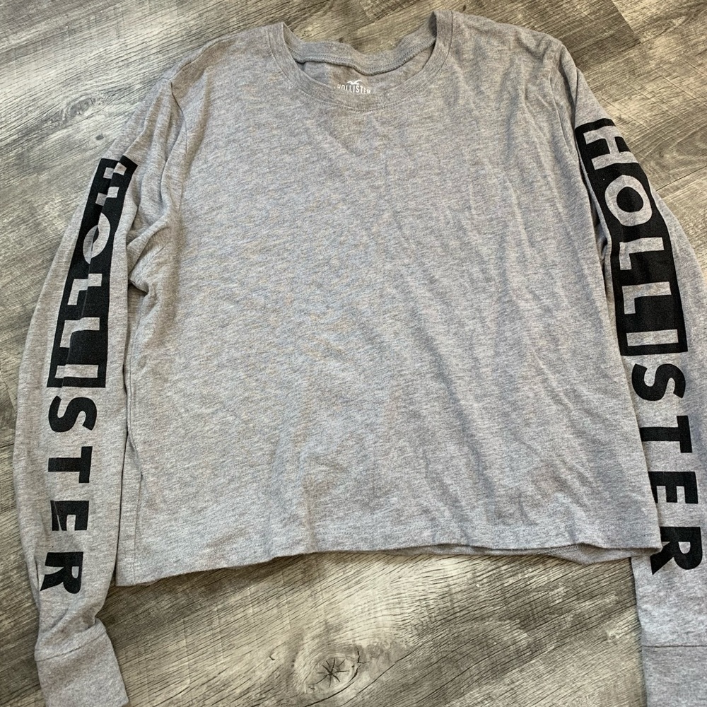 long sleeve cotton gray shirt